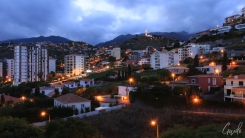 Mountain view by night (Funchal, Madeira, Portugal)